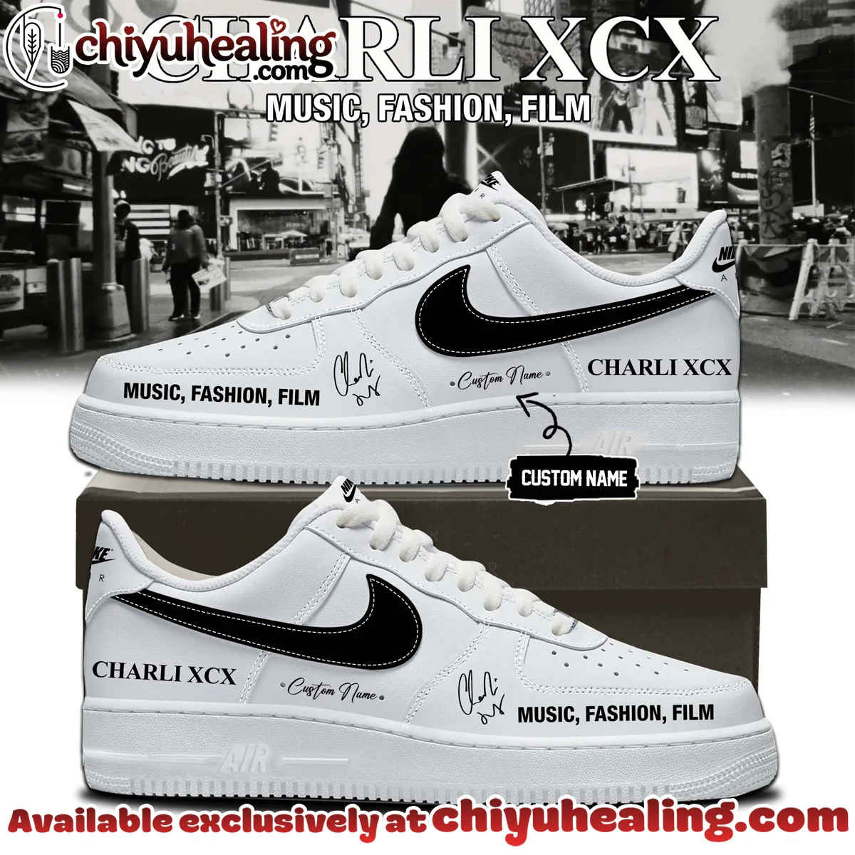 Charli XCX Custom Air Force 1 & Jordan 1 Shoes - Variant 19