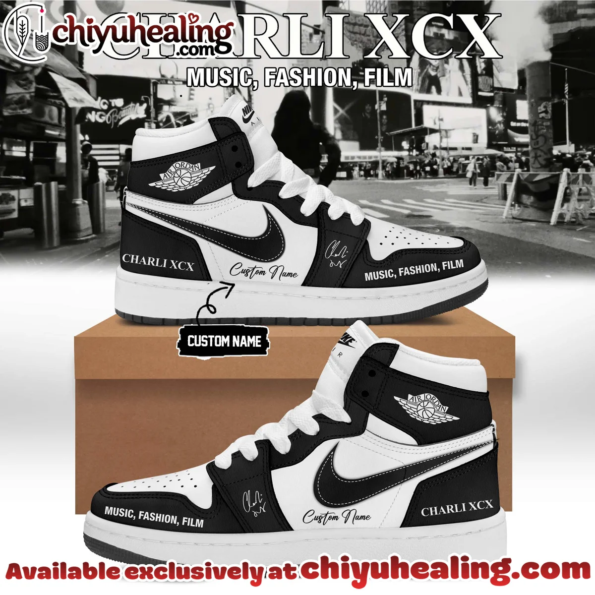 Charli XCX Custom Air Force 1 & Jordan 1 Shoes - Variant 8