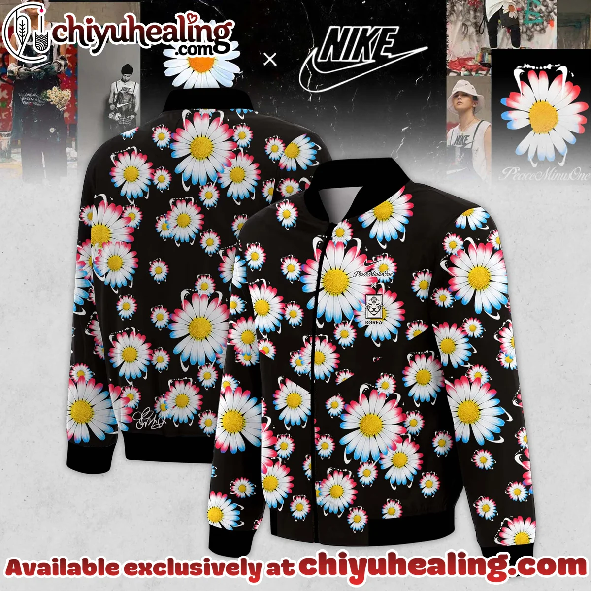 G-Dragon PEACEMINUSONE x N Bomber Jacket [Batch 1]