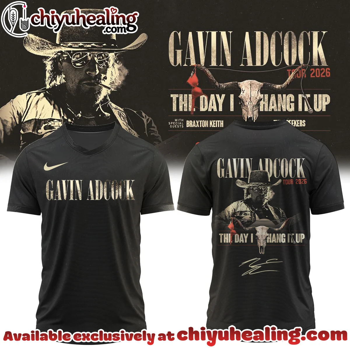 Gavin Adcock The Day I Hang It Up Tour Signature Jersey (Style 11)