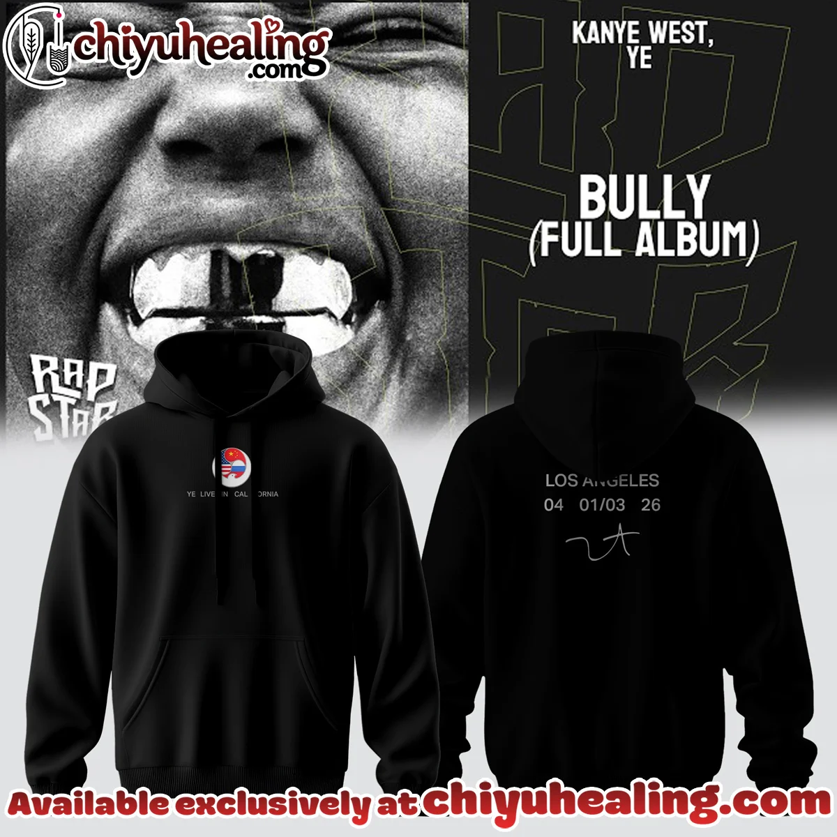 Kanye West Ye Live Concert Tour T-Shirt & Hoodie (Release 17)