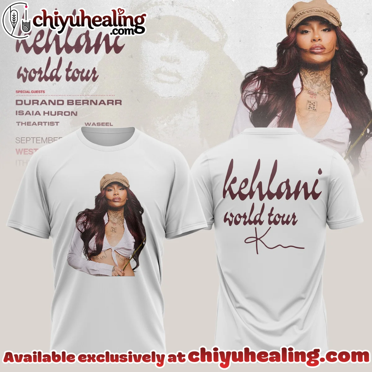 Kehlani World Tour Shirt & Hoodie (Design 33)