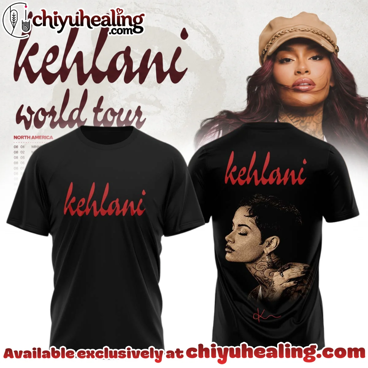 Kehlani World Tour Shirt & Hoodie - Series 32