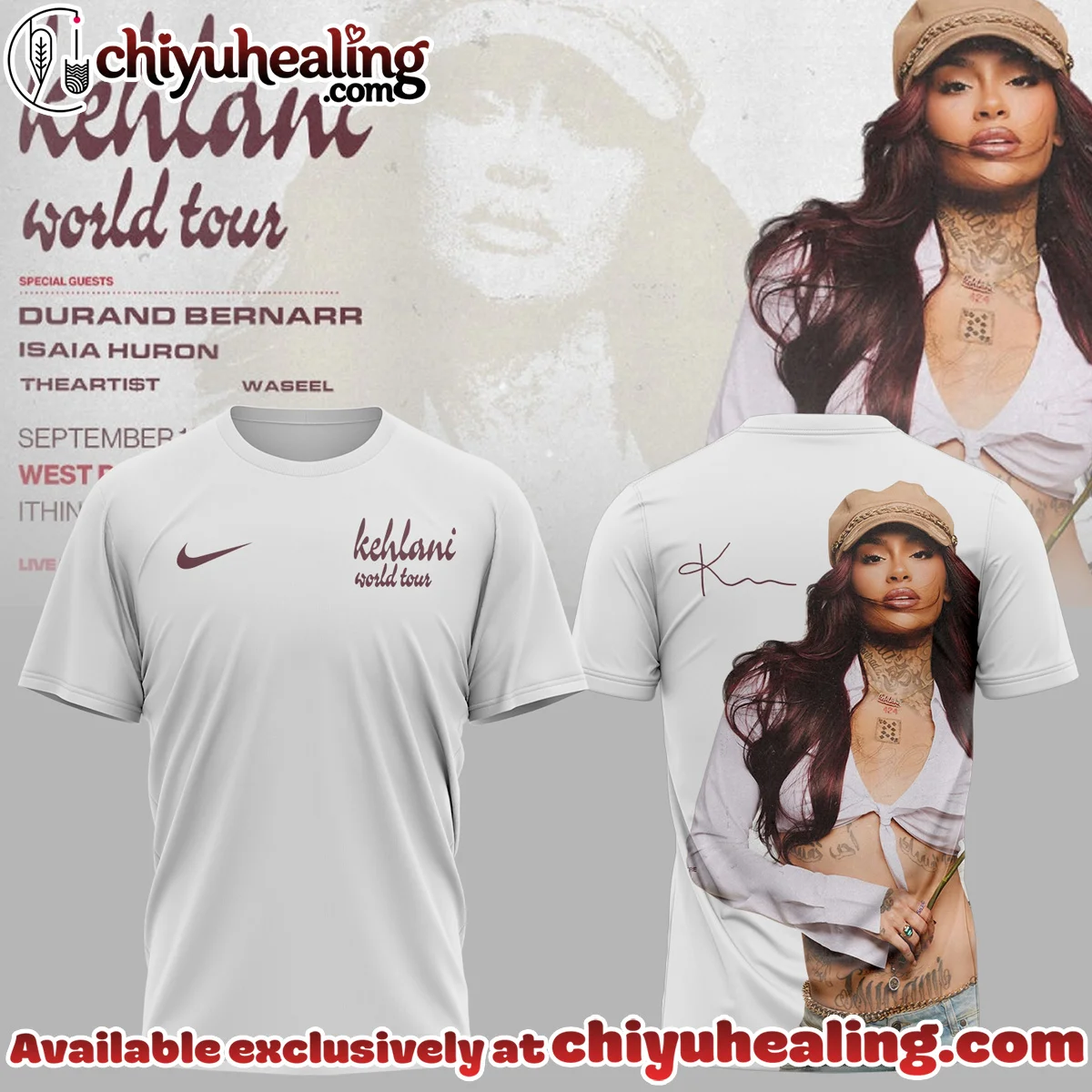 Kehlani World Tour Shirt & Hoodie - Series 4
