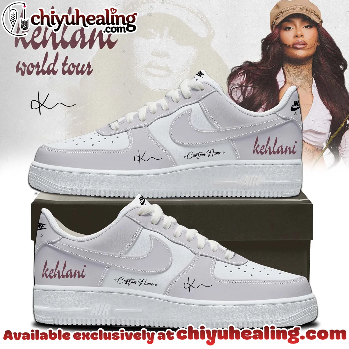KEHLANI World Tour Signature Custom Air Force 1 & Jordan 1 Shoes [Batch 3]