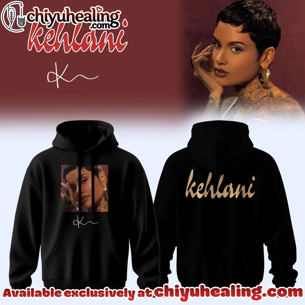 KEHLANI World Tour Signature T-Shirt & Hoodie - Series 9
