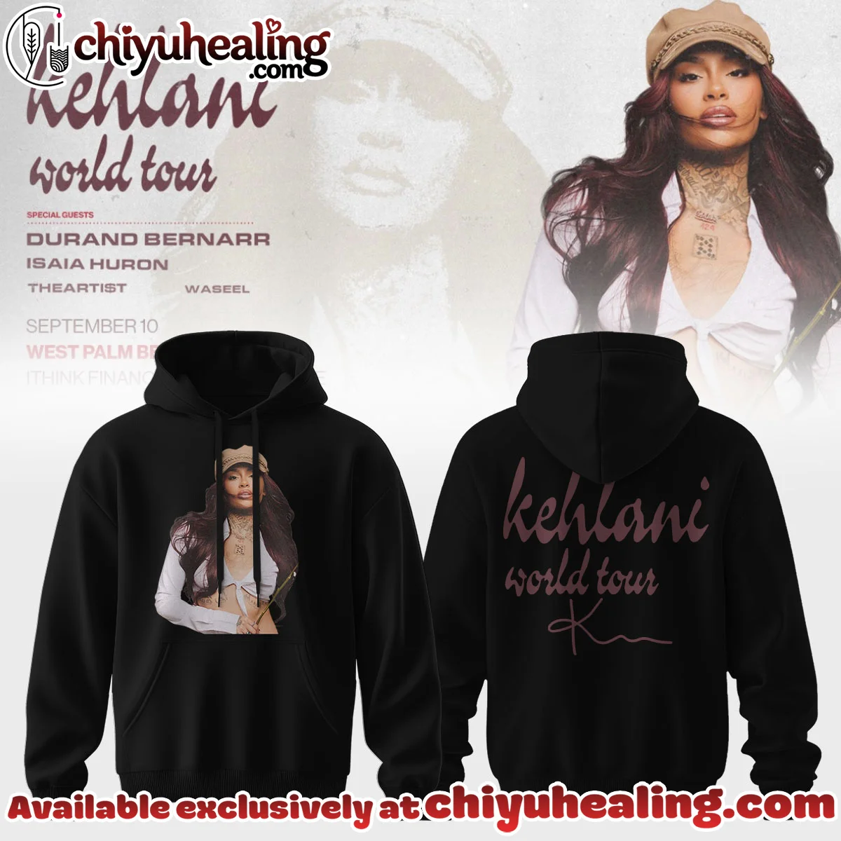 KEHLANI World Tour Signature T-Shirt & Hoodie - Variant 12