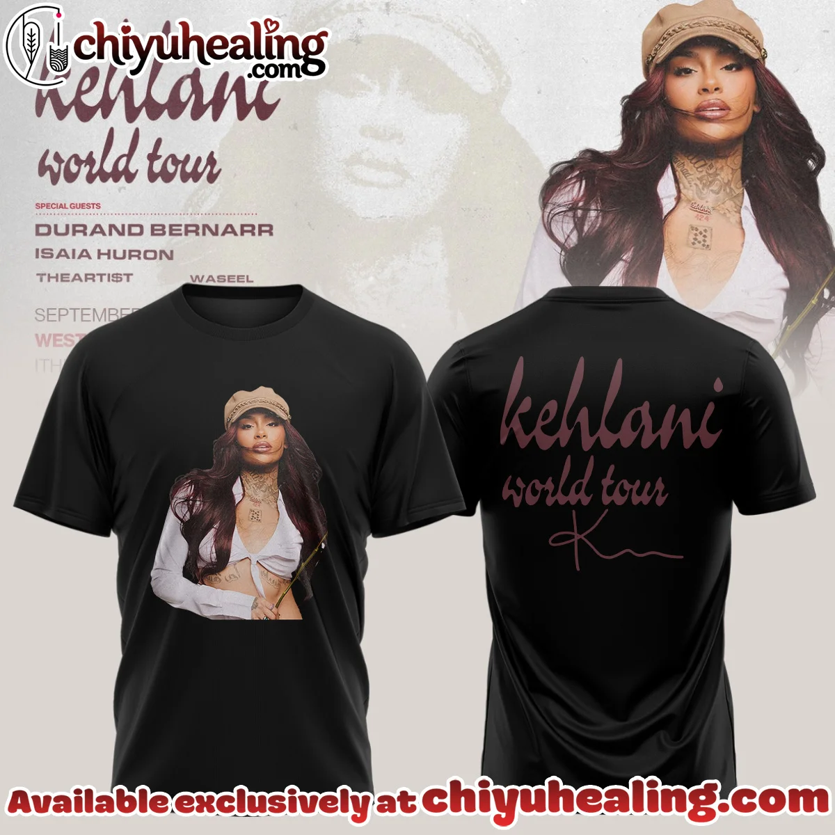 Kehlani World Tour T-Shirt & Hoodie (Design 2)