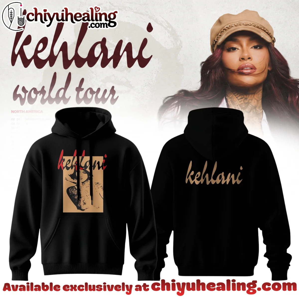 Kehlani World Tour T-Shirt & Hoodie (Release 4)