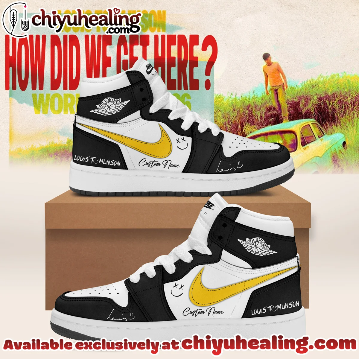 Louis Tomlinson How Did We Get Here Tour Custom Air Force 1 & Jordan 1 Shoes [Batch 1]