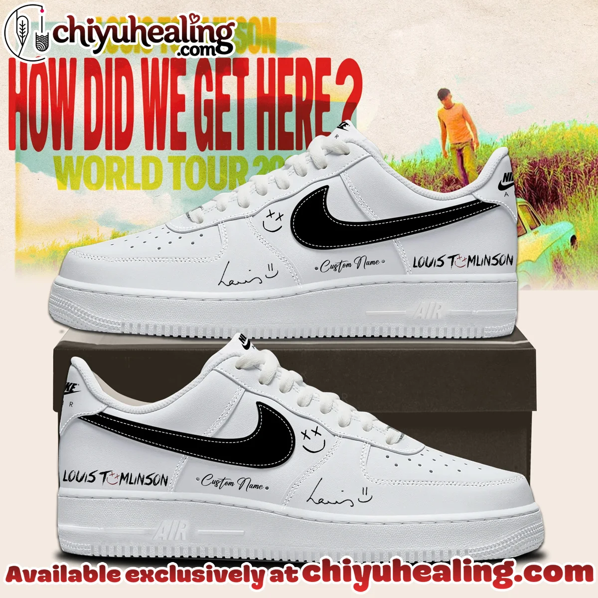 Louis Tomlinson How Did We Get Here Tour Custom Air Force 1 & Jordan 1 Shoes [Batch 1]