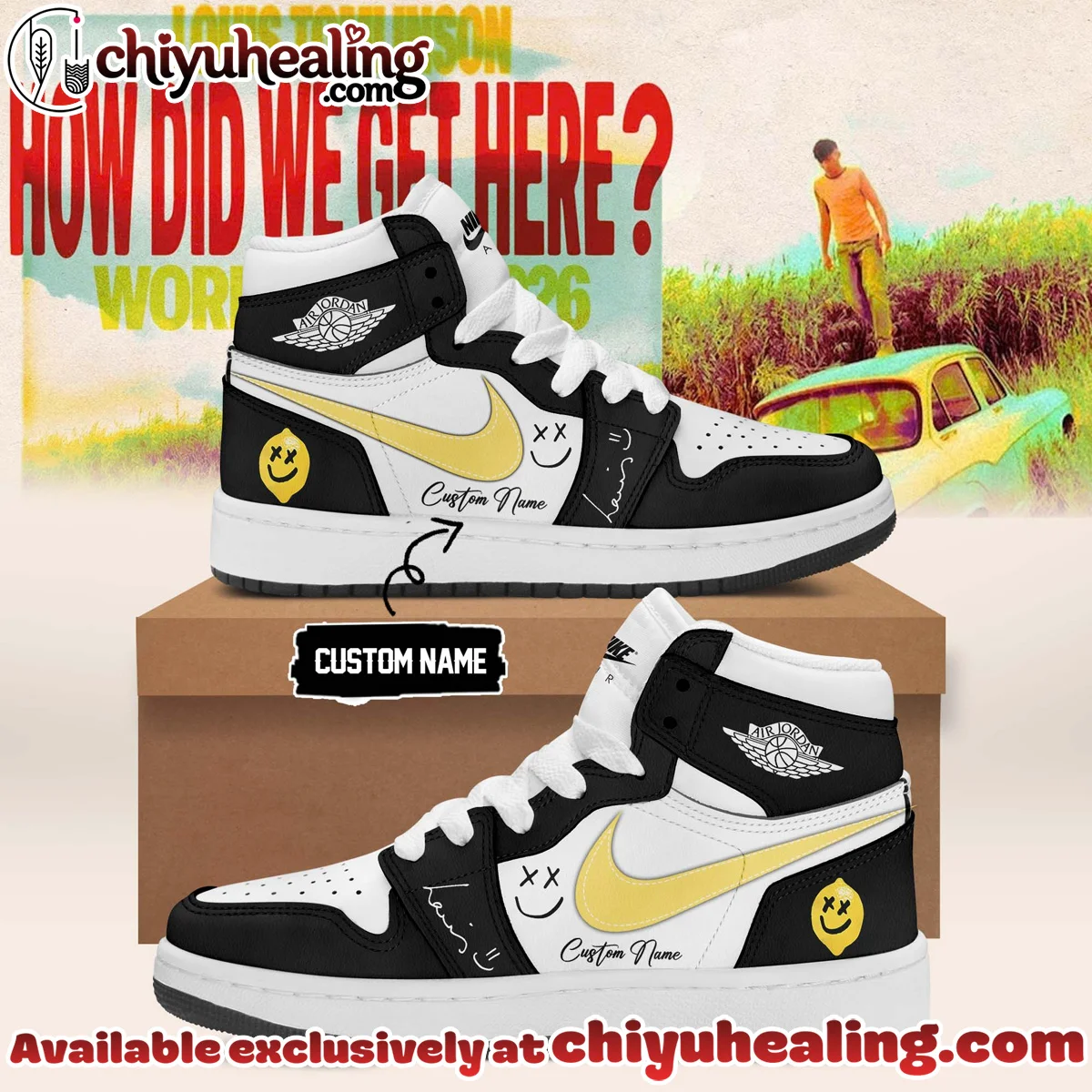 Louis Tomlinson How Did We Get Here Tour Custom Air Force 1 & Jordan 1 Shoes [Drop 5]