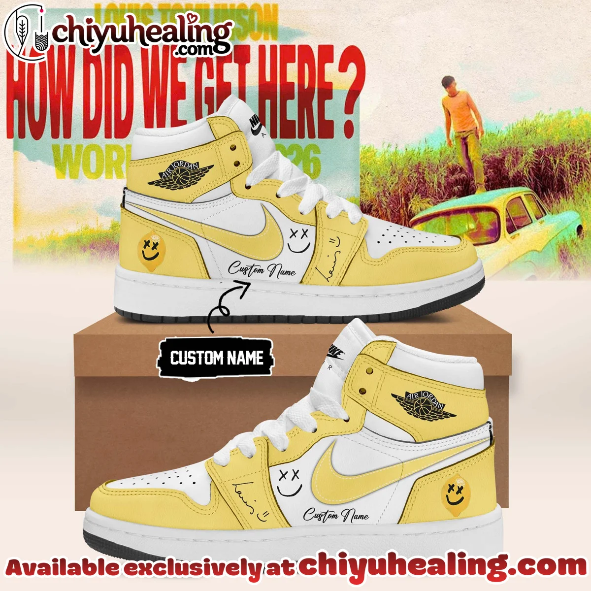 Louis Tomlinson How Did We Get Here Tour Custom Air Force 1 & Jordan 1 Shoes (Release 8)