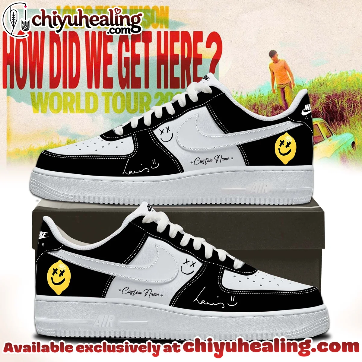Louis Tomlinson How Did We Get Here Tour Custom Air Force 1 & Jordan 1 Shoes (Style 9)