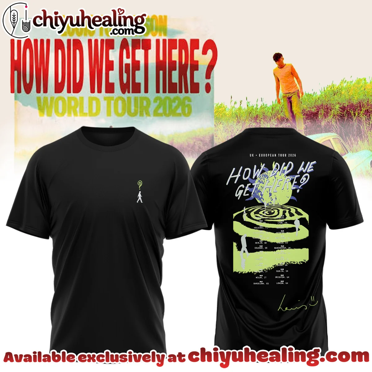 Louis Tomlinson How Did We Get Here Tour Shirt & Hoodie (Design 12)