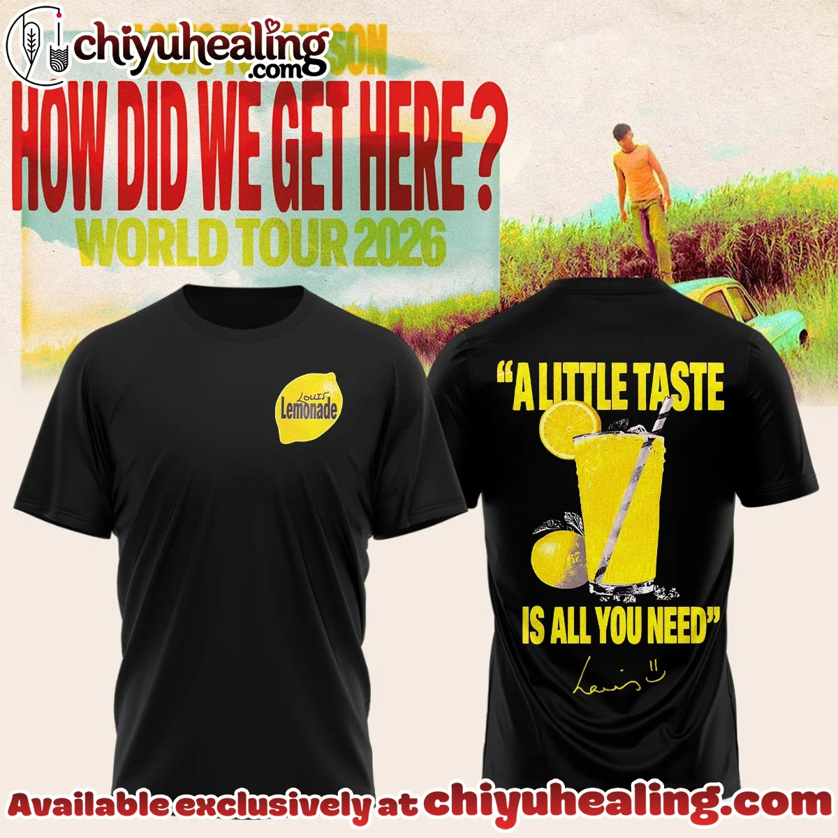Louis Tomlinson How Did We Get Here Tour Shirt & Hoodie - Part 1