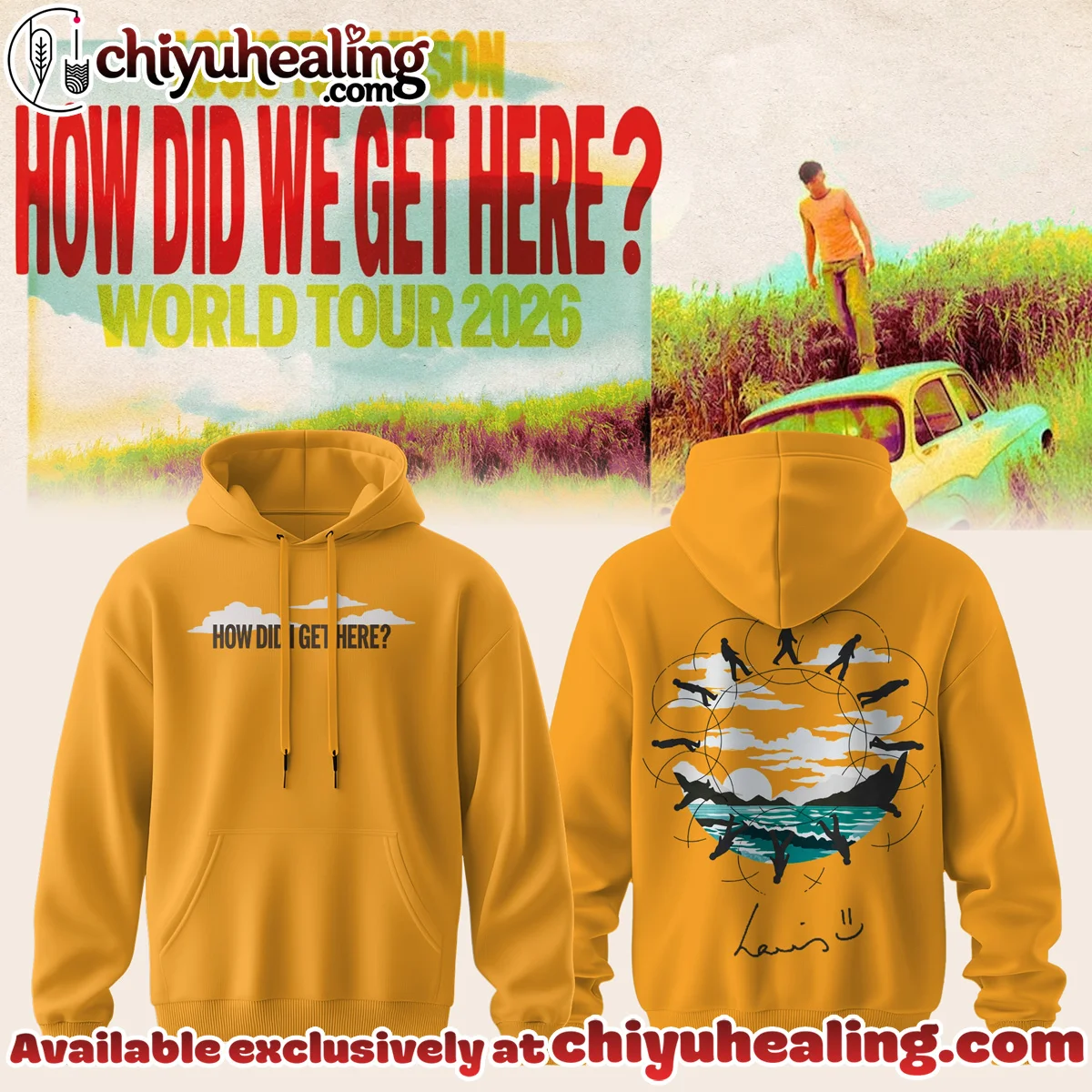 Louis Tomlinson How Did We Get Here Tour Shirt & Hoodie (Release 2)