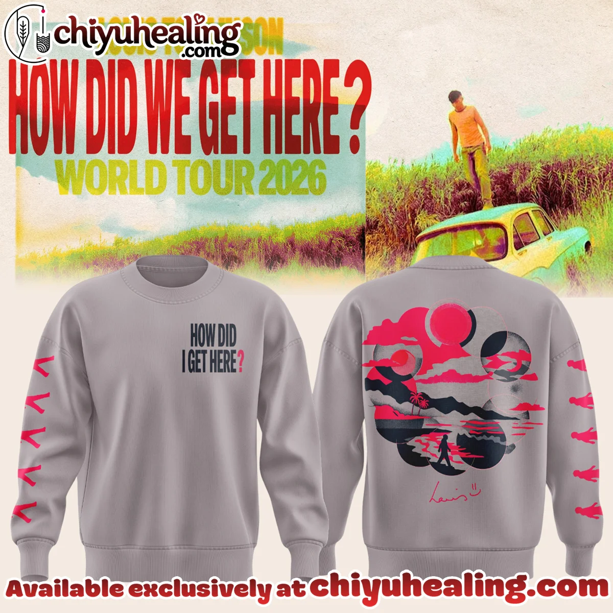 Louis Tomlinson How Did We Get Here Tour Shirt & Hoodie (Style 4)