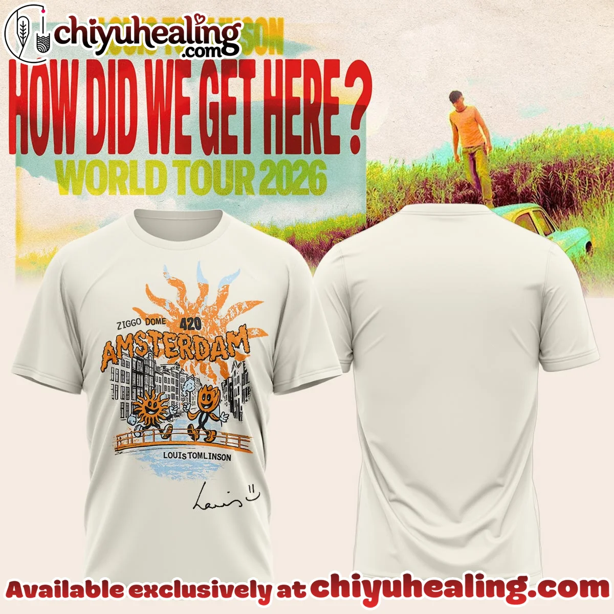 Louis Tomlinson How Did We Get Here Tour T-Shirt & Hoodie (Design 7)