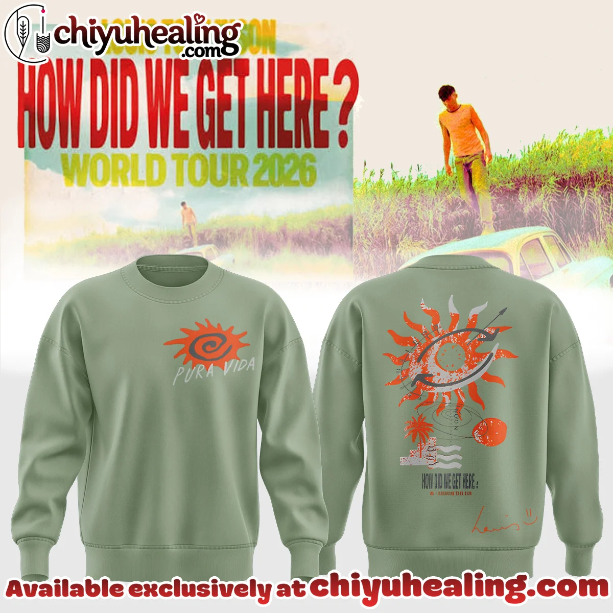 Louis Tomlinson How Did We Get Here Tour T-Shirt & Hoodie (Design 8)