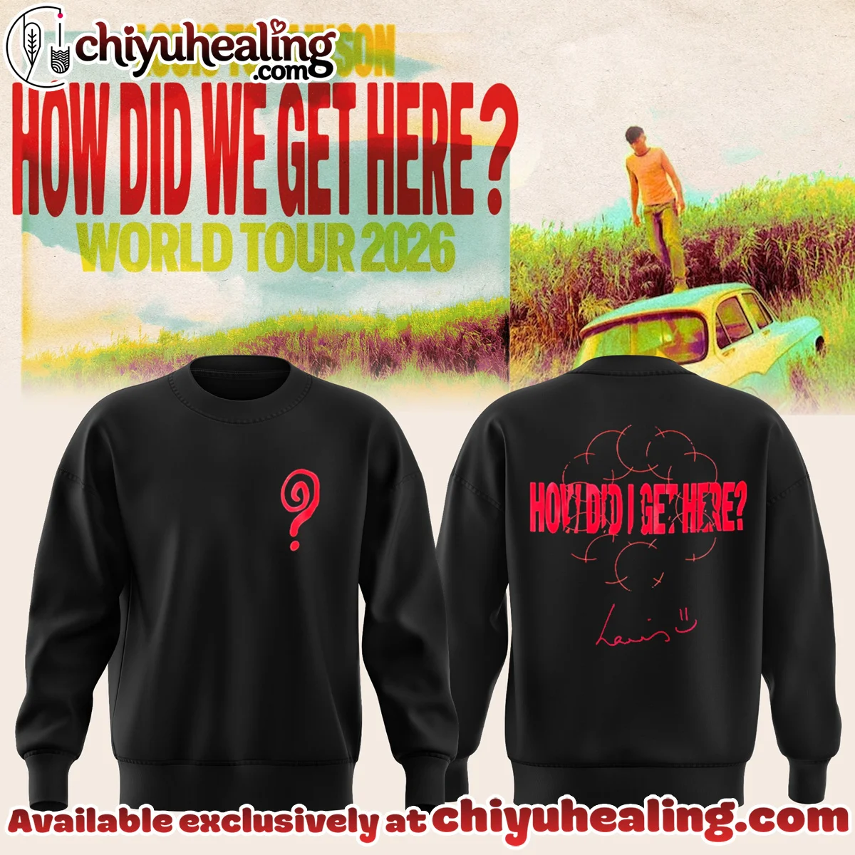 Louis Tomlinson How Did We Get Here Tour T-Shirt & Hoodie - Part 5
