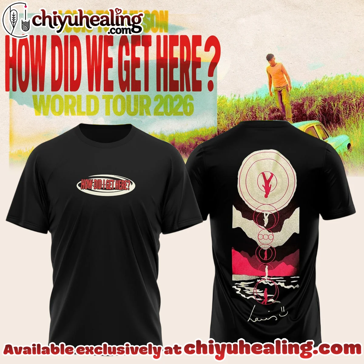Louis Tomlinson How Did We Get Here Tour T-Shirt & Hoodie - Part 9