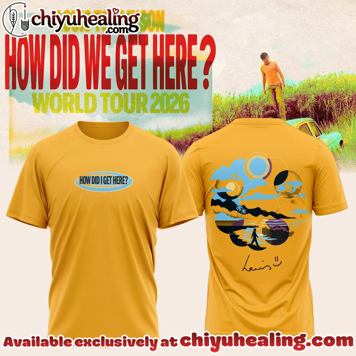 Louis Tomlinson How Did We Get Here Tour T-Shirt & Hoodie - Series 3