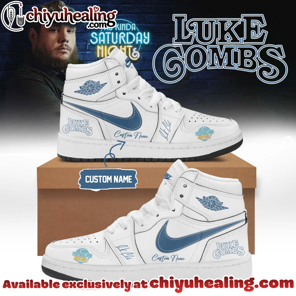 Luke Combs My Kinda Saturday Night Tour Custom Air Force 1 & Jordan 1 Shoes [Batch 21]