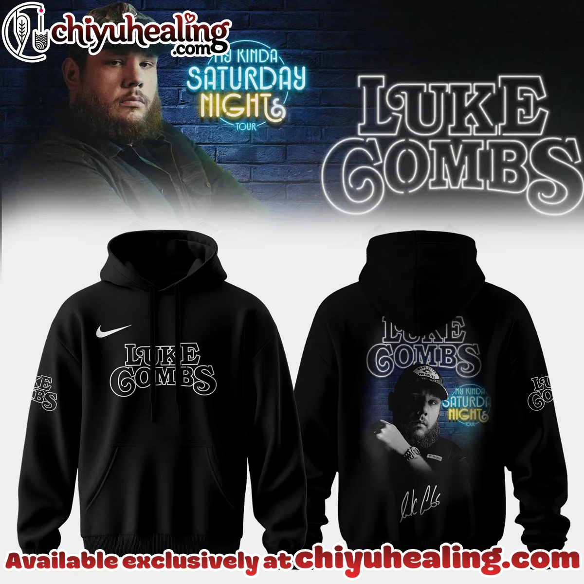 Luke Combs My Kinda Saturday Night Tour Shirt & Hoodie [Drop 8]