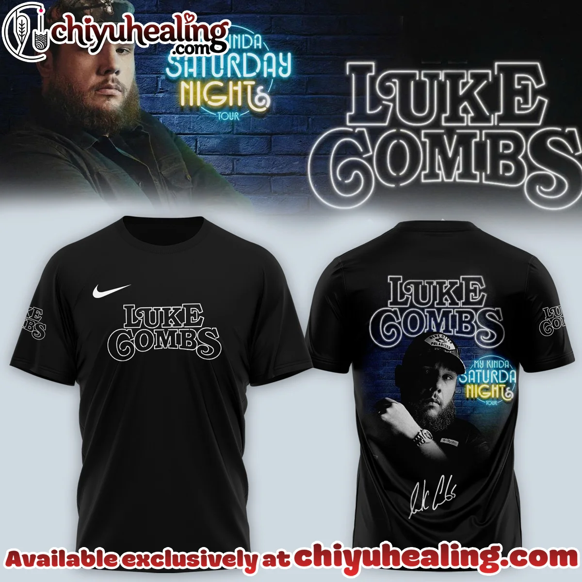 Luke Combs My Kinda Saturday Night Tour T-Shirt & Hoodie [Batch 2]