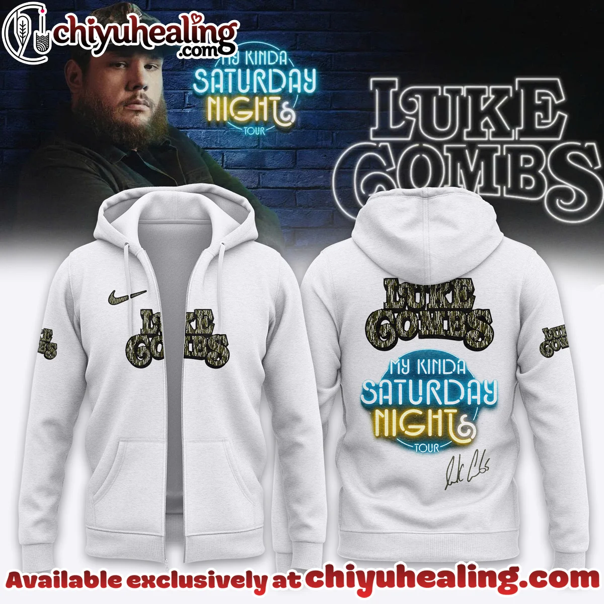 Luke Combs My Kinda Saturday Night Tour T-Shirt & Hoodie [Batch 9]
