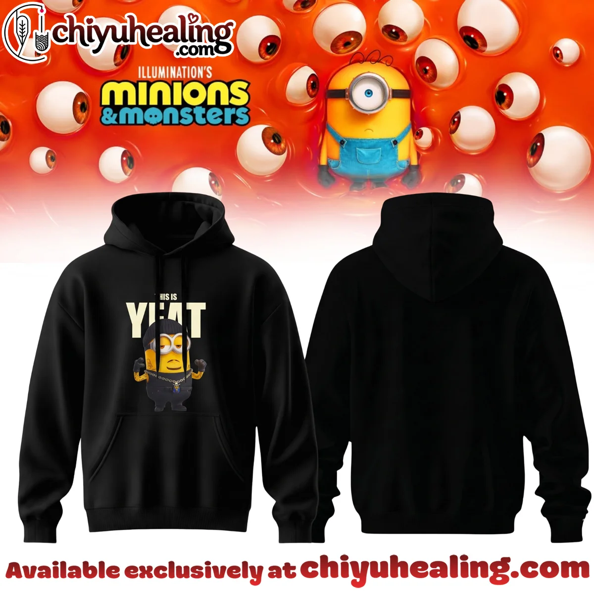 Minions x Monsters Shirt & Hoodie (Design 8)
