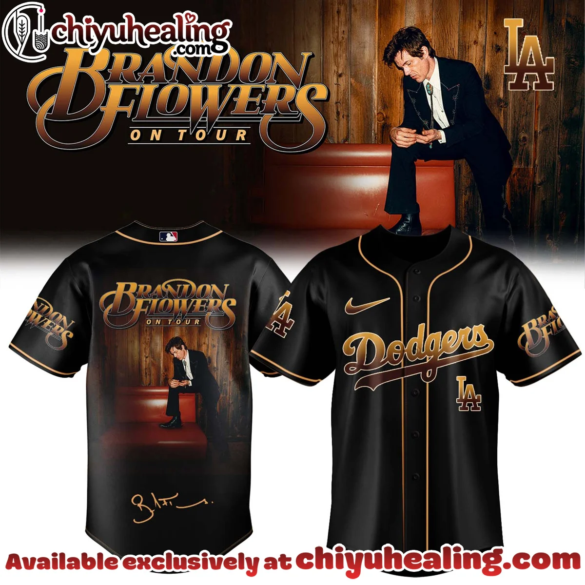 MLB x Brandon Flowers Signature Baseball Jersey - Series 1 MLB x Brandon Flowers Signature Baseball Jersey - Series 1
