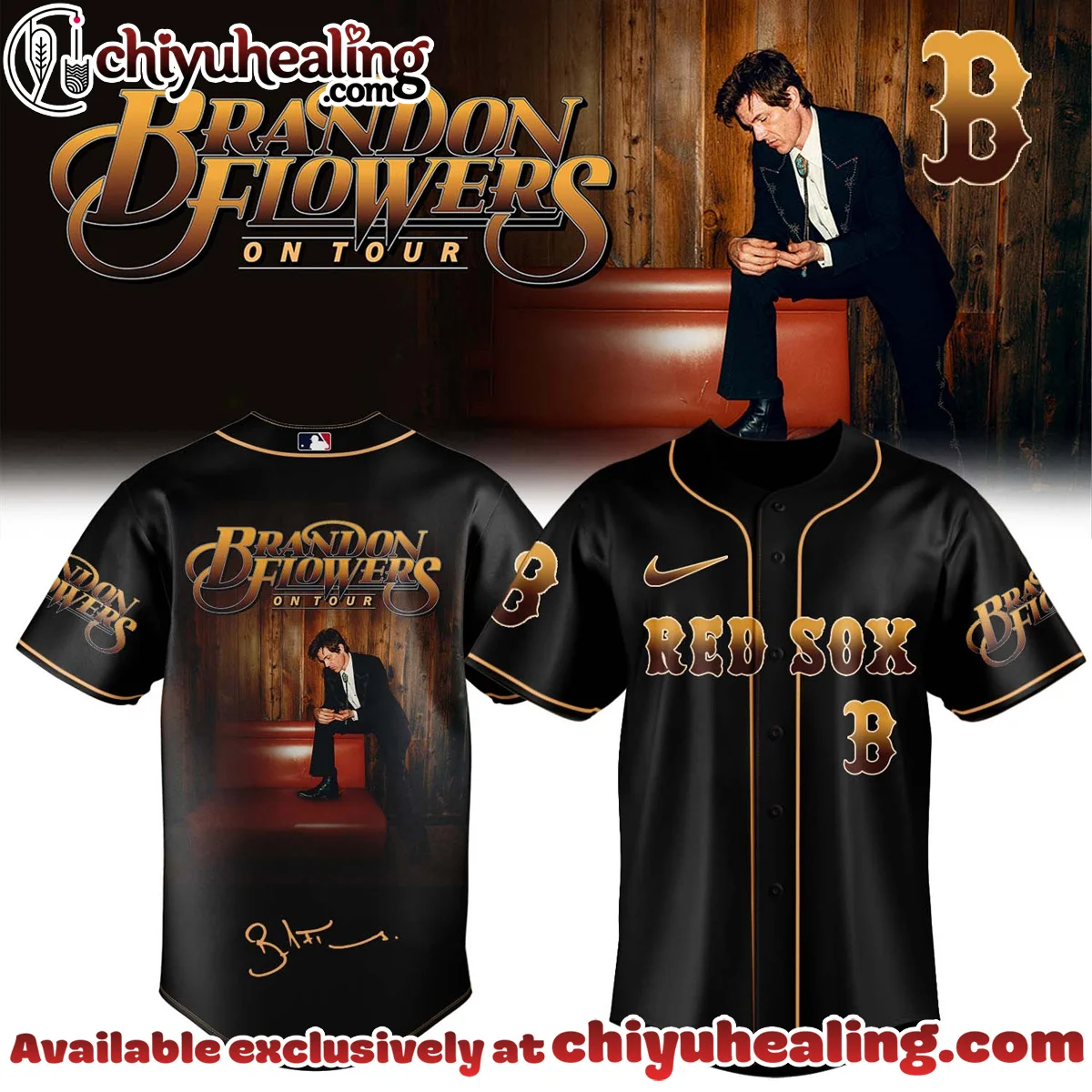 MLB x Brandon Flowers Signature Baseball Jersey - Series 1 MLB x Brandon Flowers Signature Baseball Jersey - Series 1