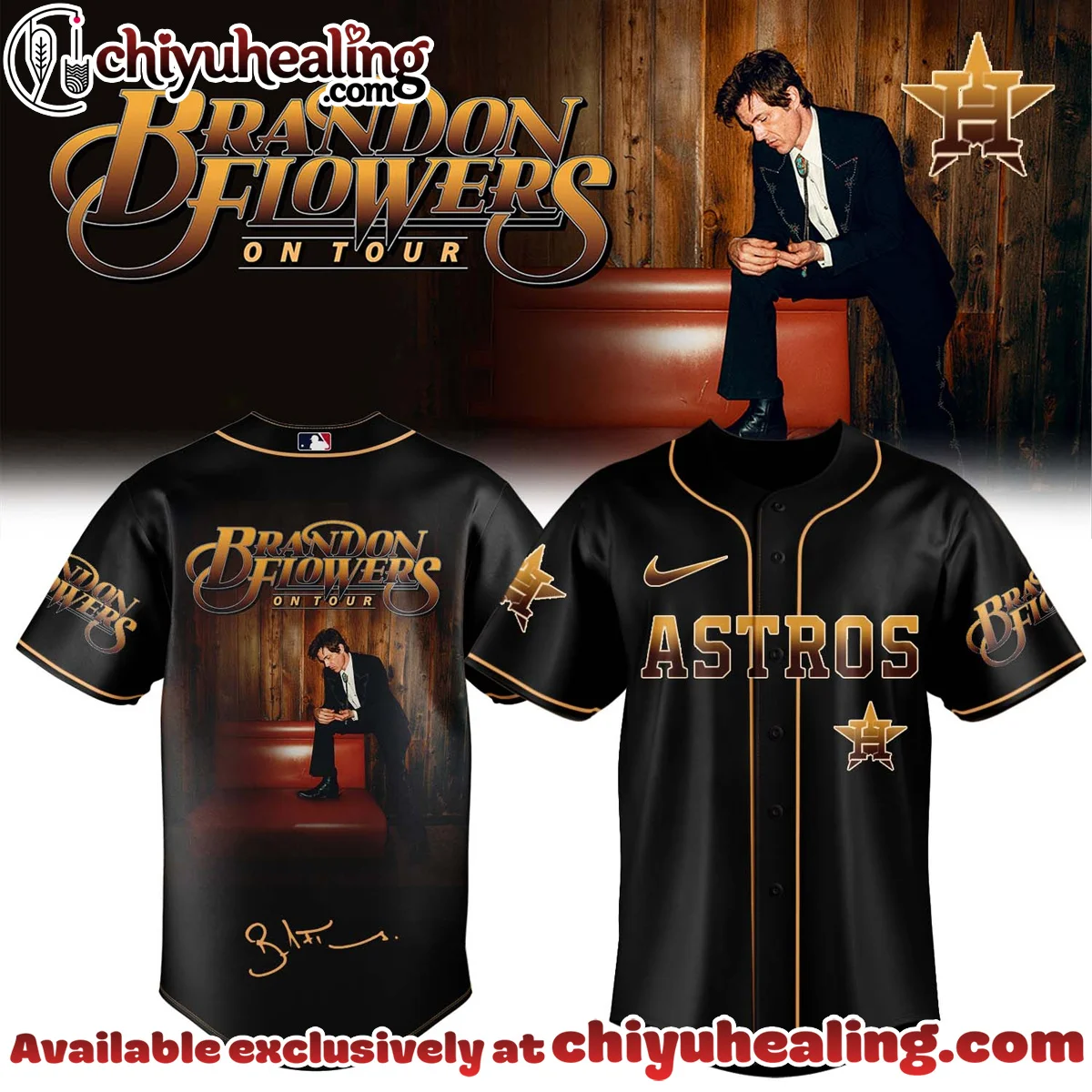 MLB x Brandon Flowers Signature Baseball Jersey - Series 1 MLB x Brandon Flowers Signature Baseball Jersey - Series 1