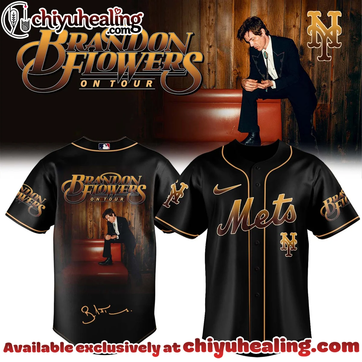 MLB x Brandon Flowers Signature Baseball Jersey - Series 1 MLB x Brandon Flowers Signature Baseball Jersey - Series 1