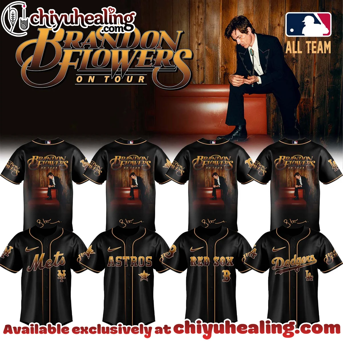 MLB x Brandon Flowers Signature Baseball Jersey - Series 1