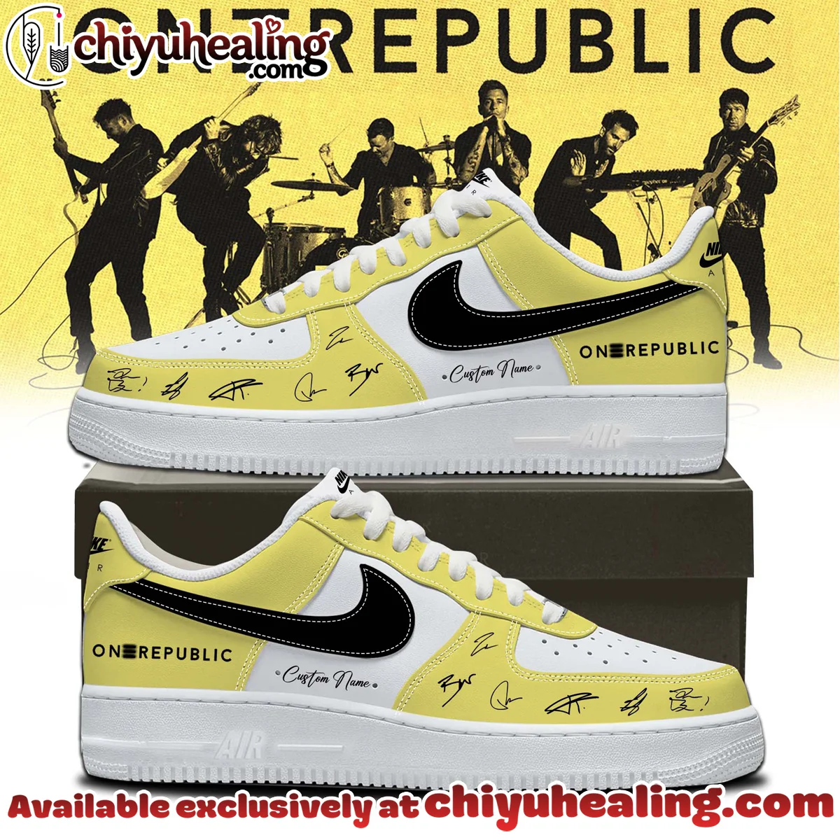OneRepublic Custom Air Force 1 & Jordan 1 Shoes [Batch 13]