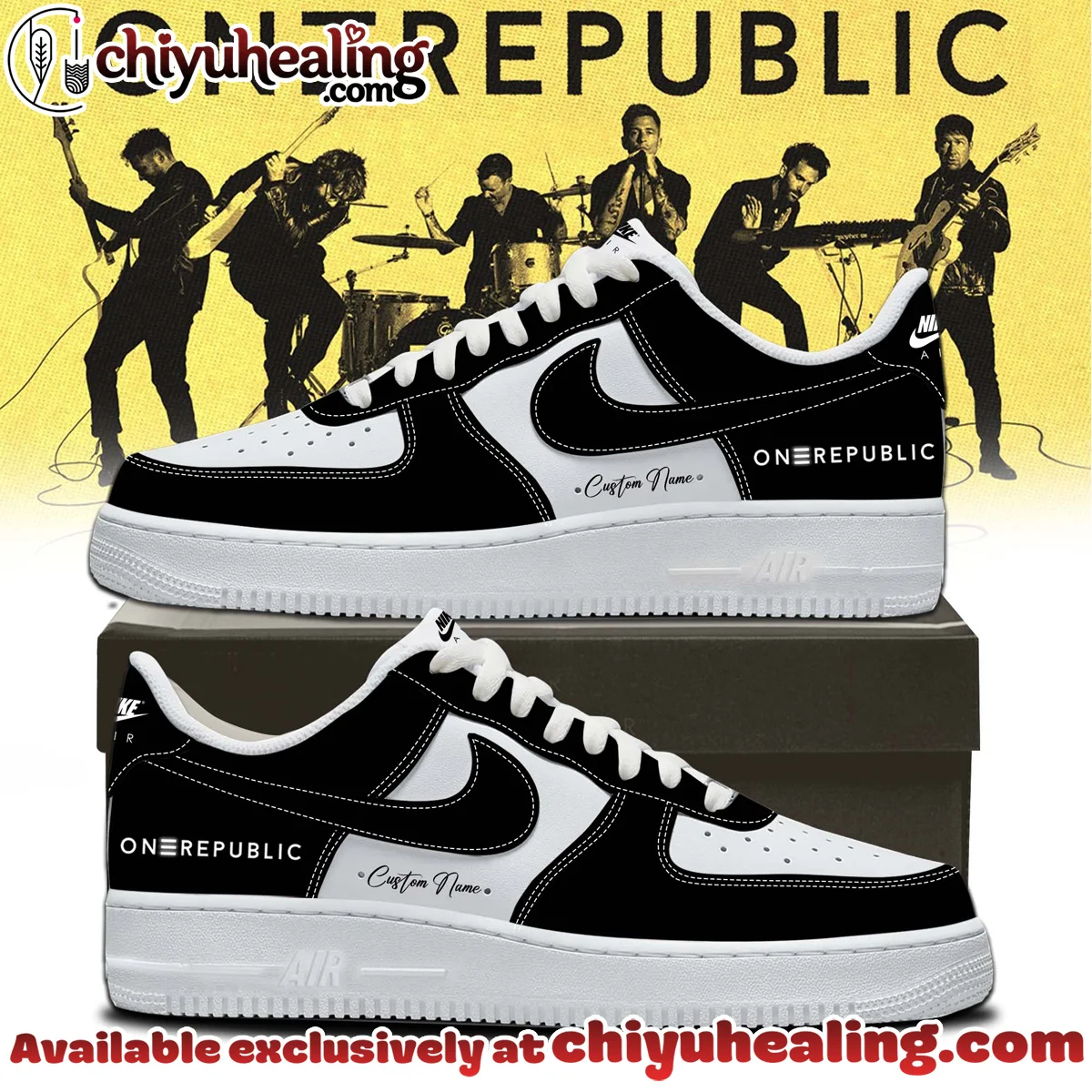 OneRepublic Custom Air Force 1 & Jordan 1 Shoes [Batch 23]