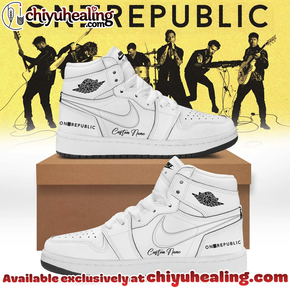 OneRepublic Custom Air Force 1 & Jordan 1 Shoes - Part 17