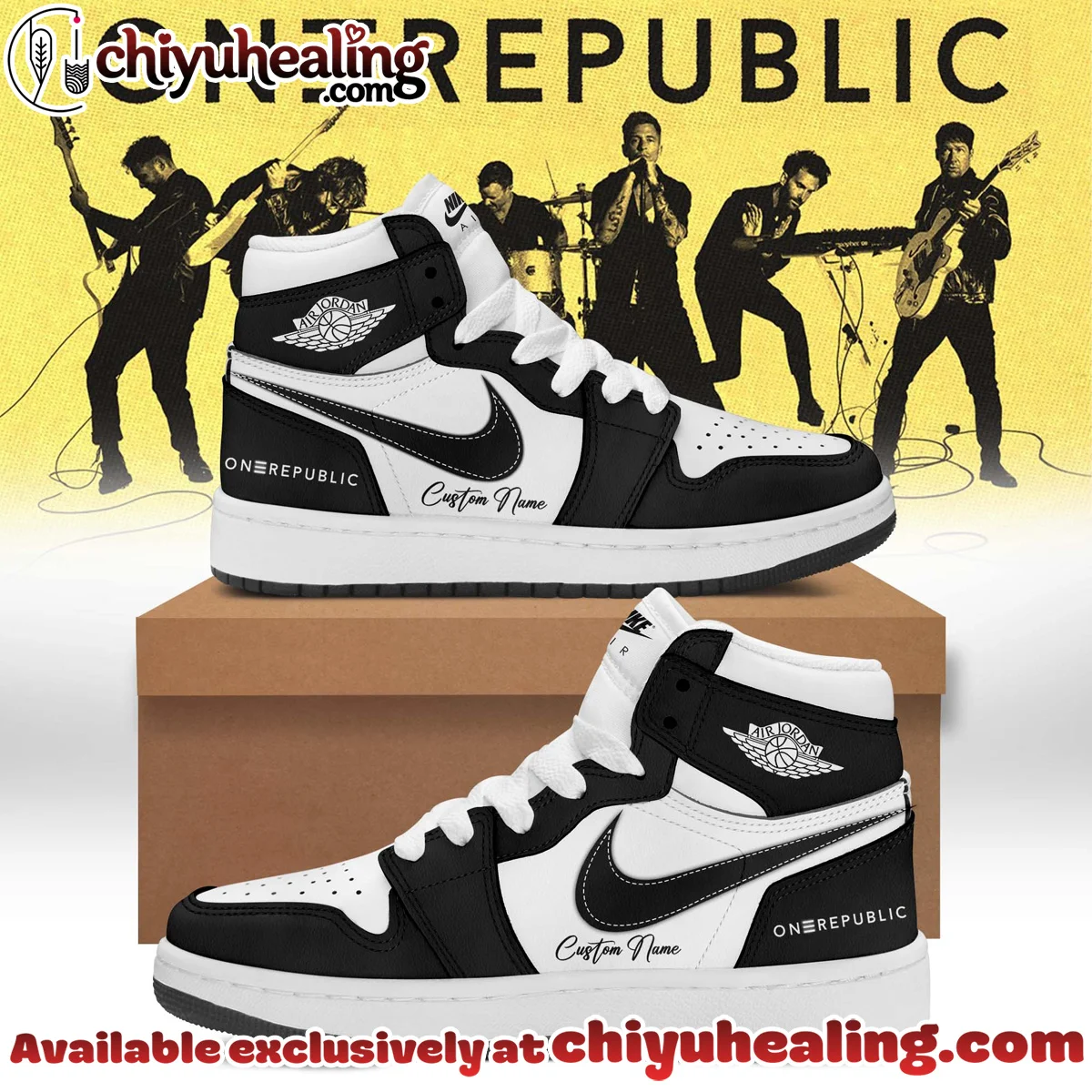 OneRepublic Custom Air Force 1 & Jordan 1 Shoes - Part 21