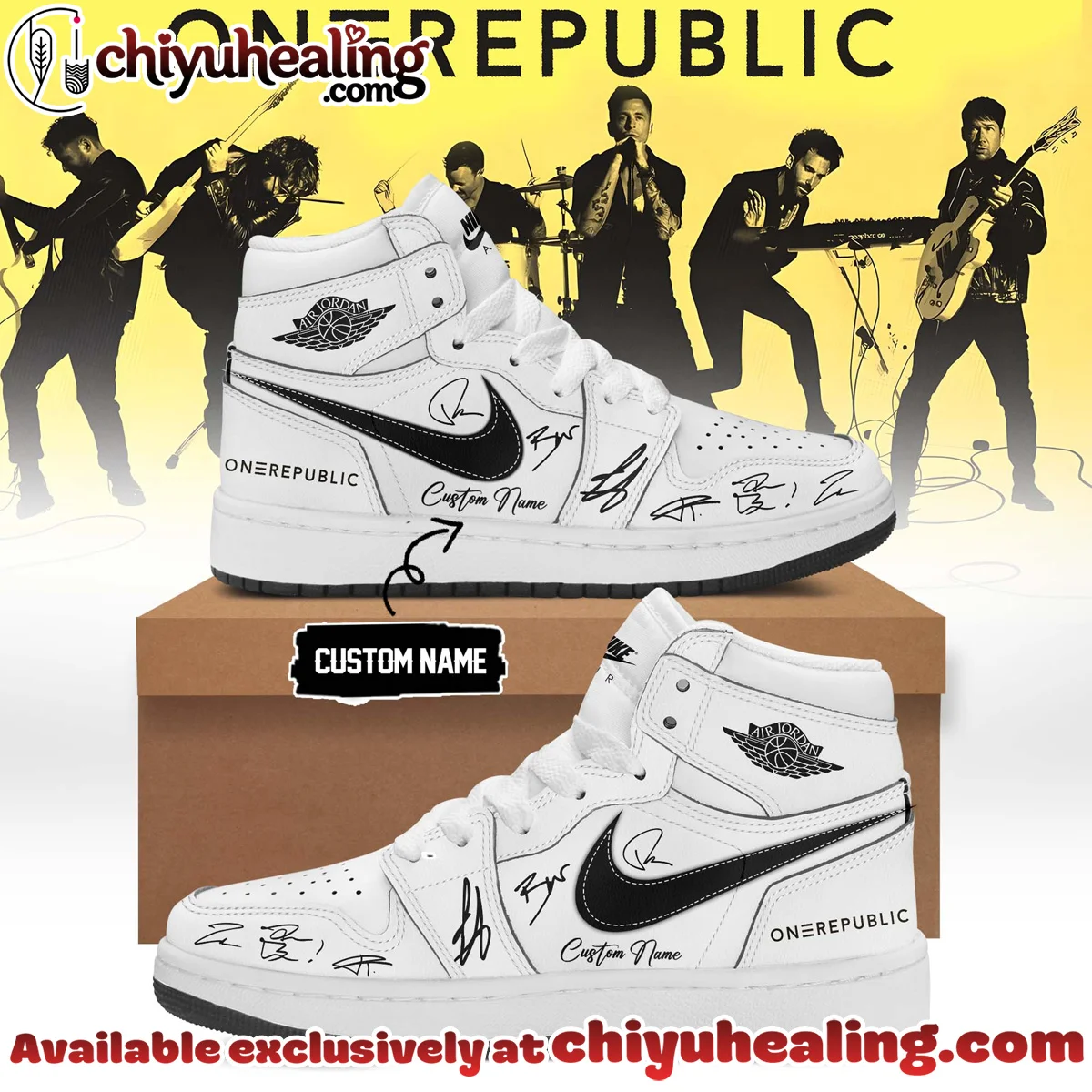 OneRepublic Custom Air Force 1 & Jordan 1 Shoes - Series 5