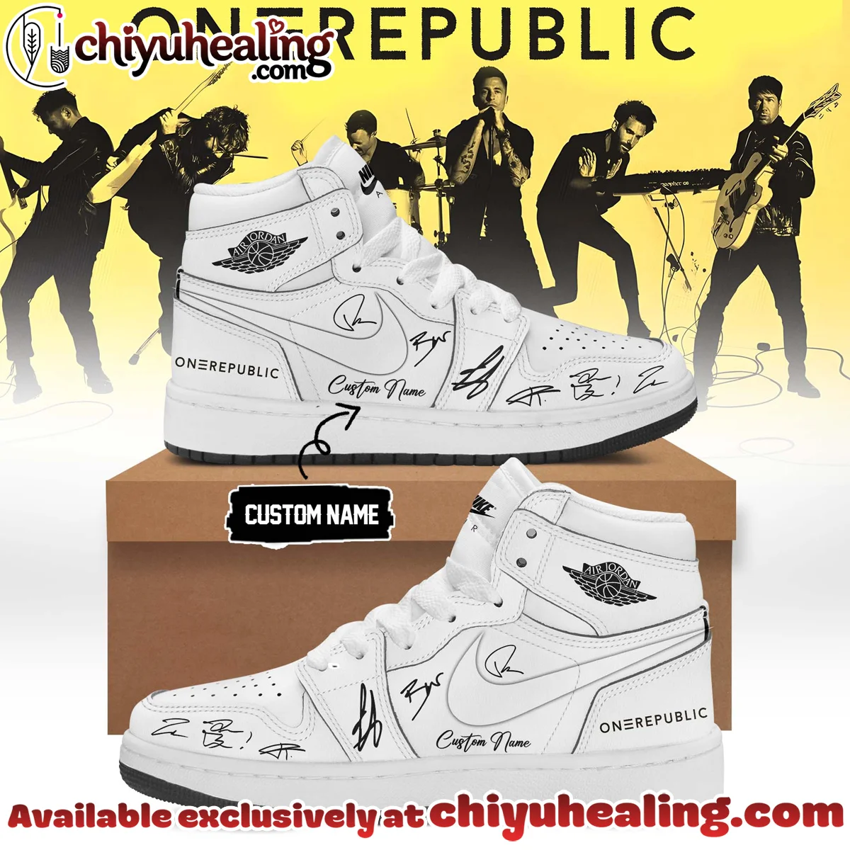 OneRepublic Custom Air Force 1 & Jordan 1 Shoes - Variant 12