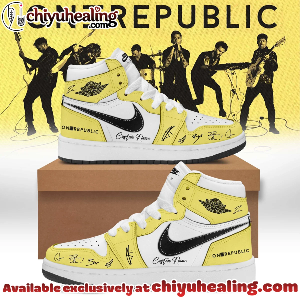 OneRepublic Custom Air Force 1 & Jordan 1 Shoes - Variant 14