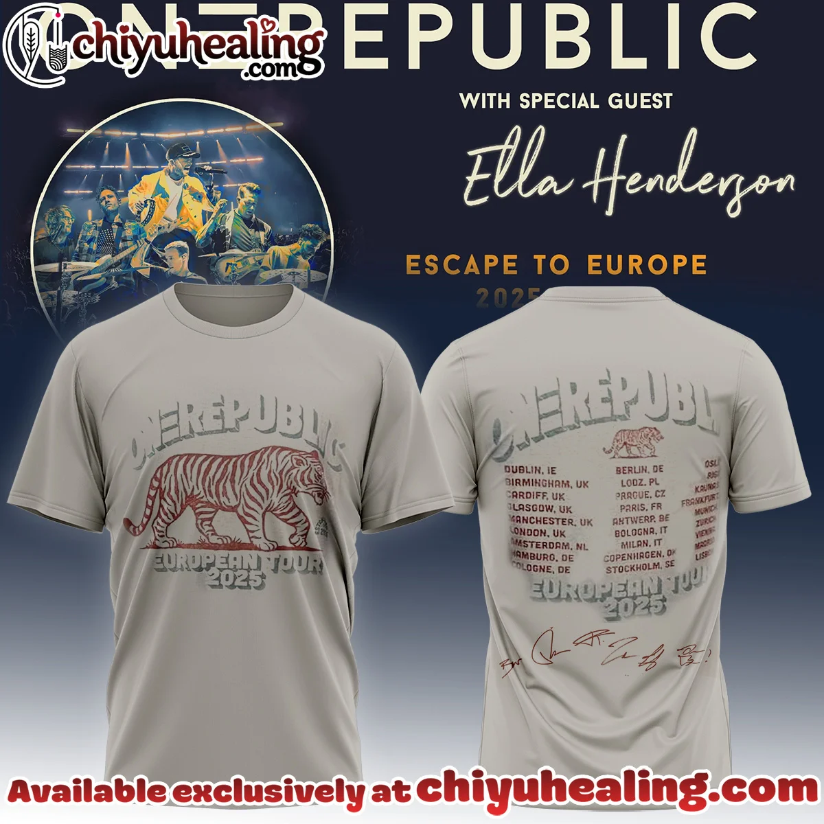 OneRepublic Shirt & Hoodie [Batch 1]