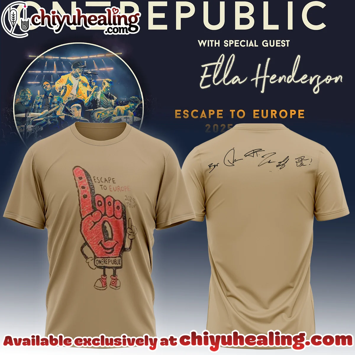 OneRepublic Shirt & Hoodie [Drop 14]
