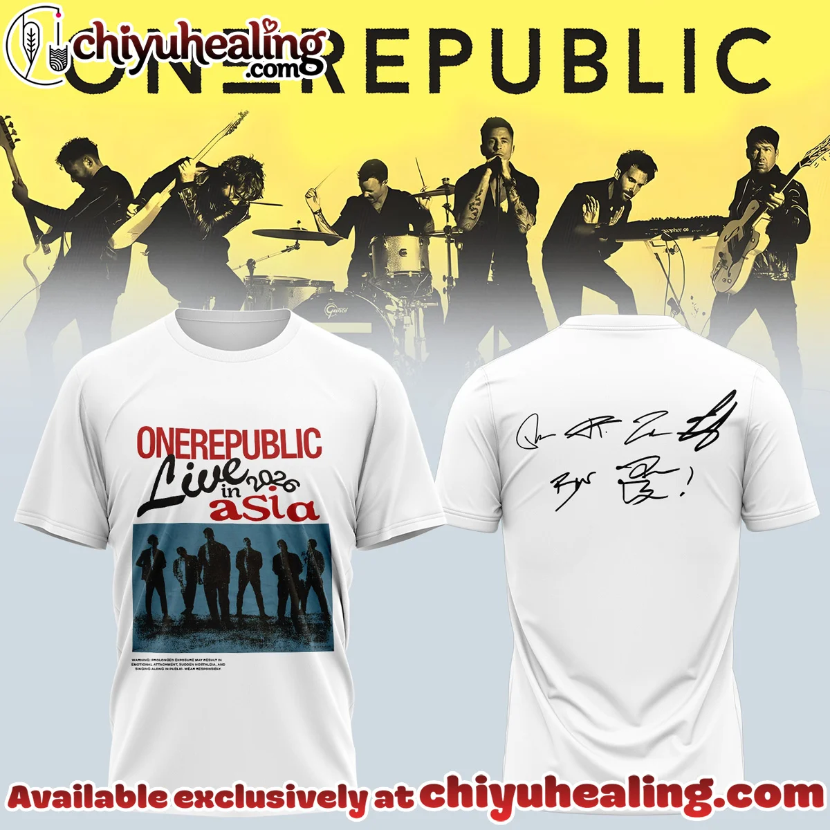 OneRepublic Shirt & Hoodie (Release 22)