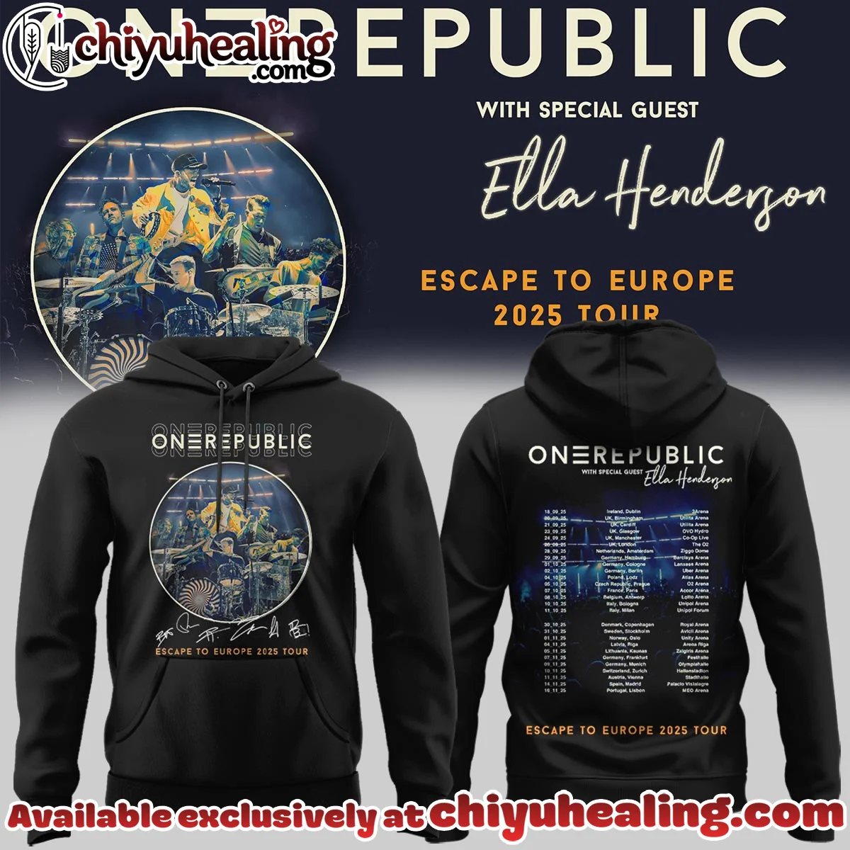 OneRepublic Shirt & Hoodie - Series 3