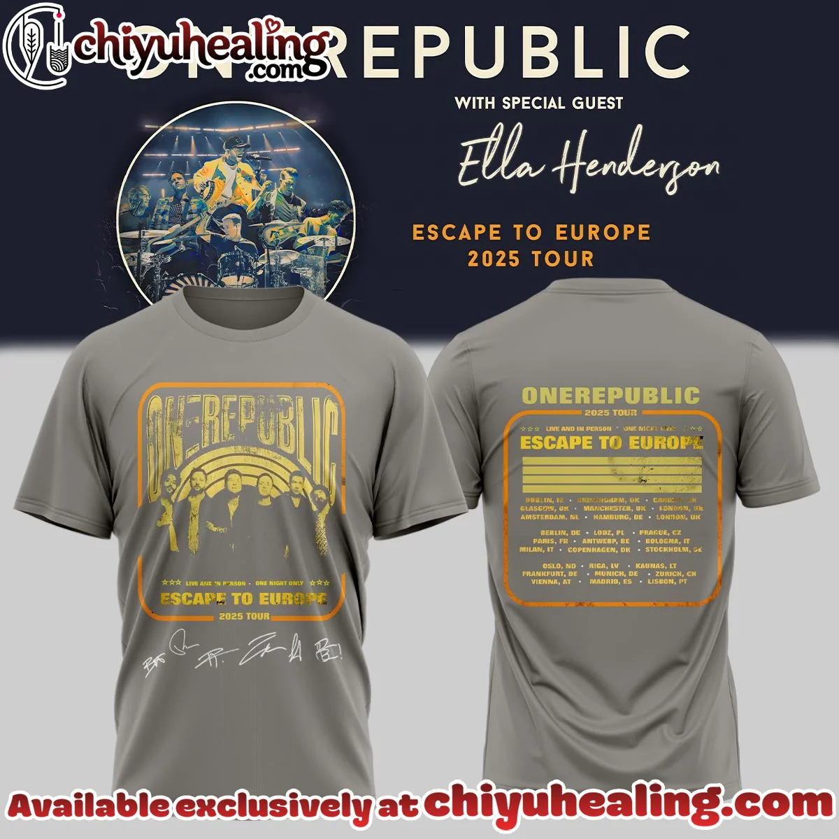 OneRepublic T-Shirt & Hoodie (Release 18)