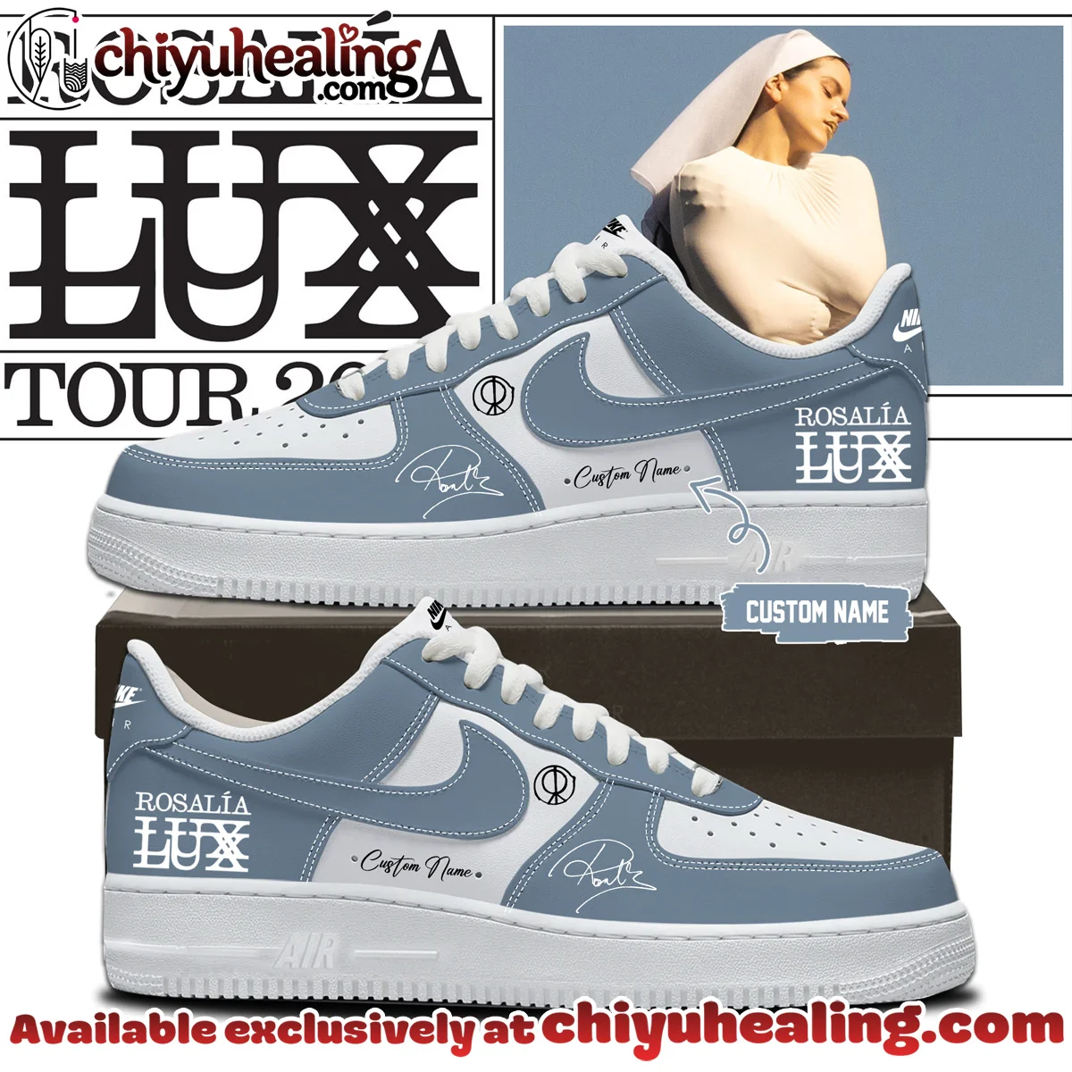 Rosalía LUX Tour Custom Air Force 1 & Jordan 1 Shoes - Part 11
